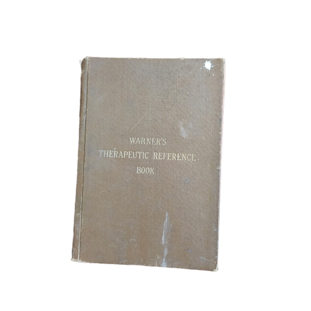 ANTIQUE x WM‎ R WARNER'S Therapeutic Reference Book small hardback circa 1890 - Picture 15 of 16